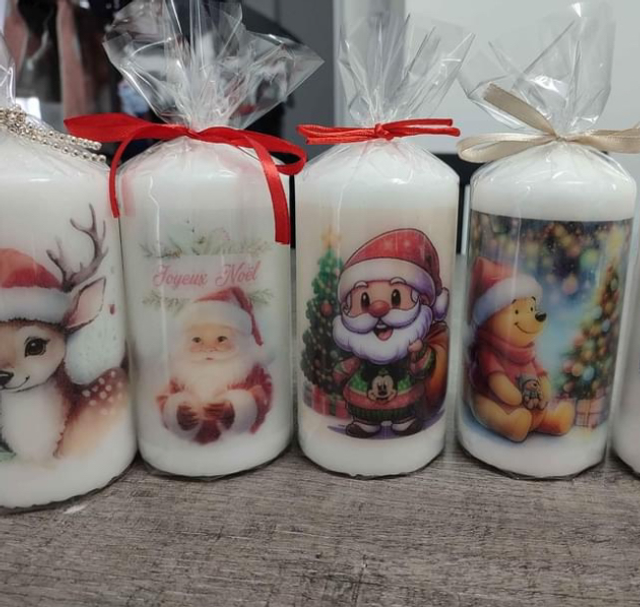 Bougie personnalisée 