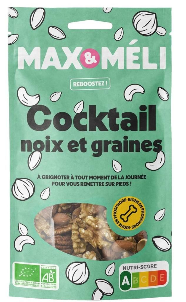 Cocktail Noix et Graines Bio 250g | Max &amp; Méli