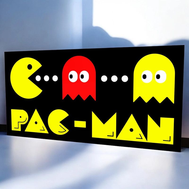 Lampe 3D Pac-Man LED - L’icône du rétro-gaming illumine ton espace !