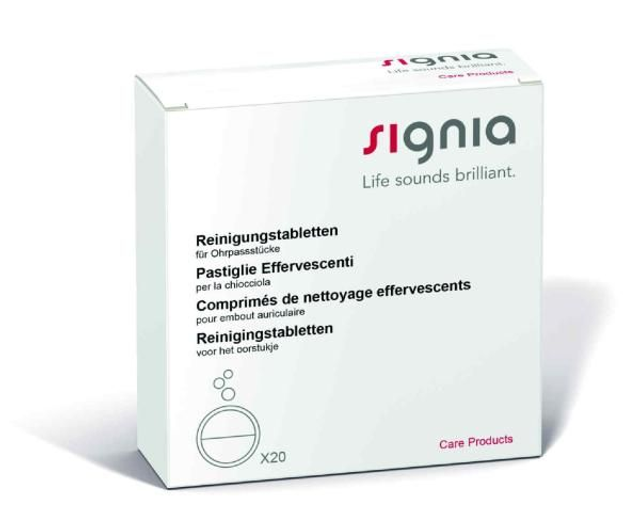 Signia Reinigungstabletten (20 Stück pro Pack)