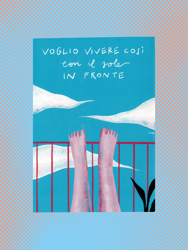 COL SOLE IN FRONTE