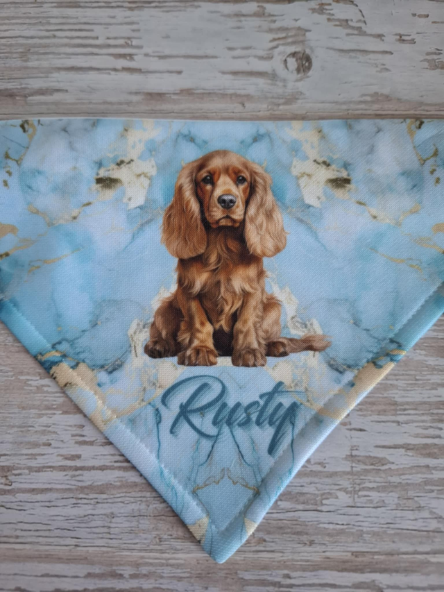 Bandana Rusty personnalisable S au XL  