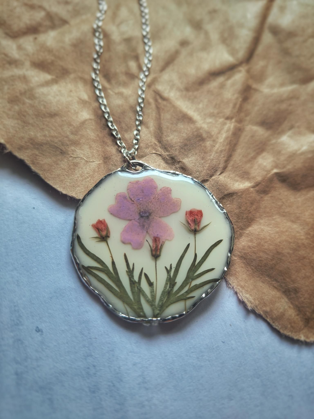 Preserved Floral Necklace 