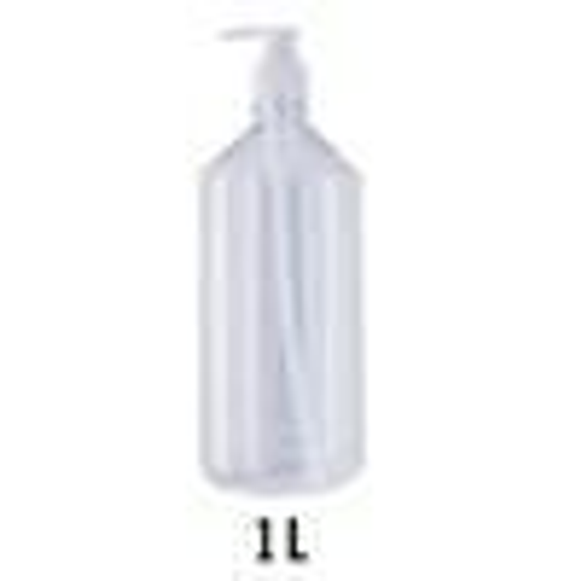 Flacon vide pet 1l pompe cosmétiques 