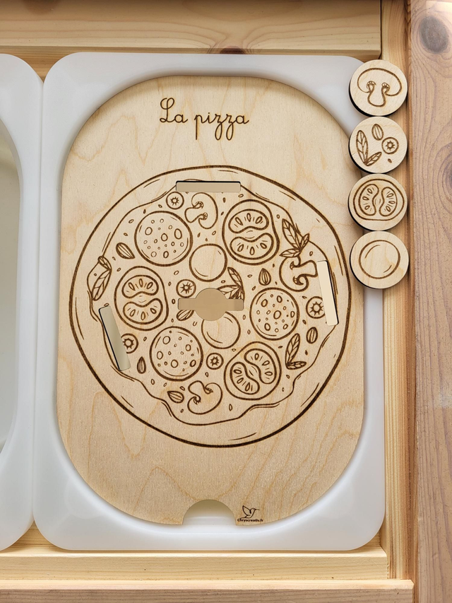 La pizza + jetons inclus