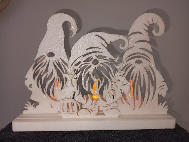 Photophore Gnomes de Noël 