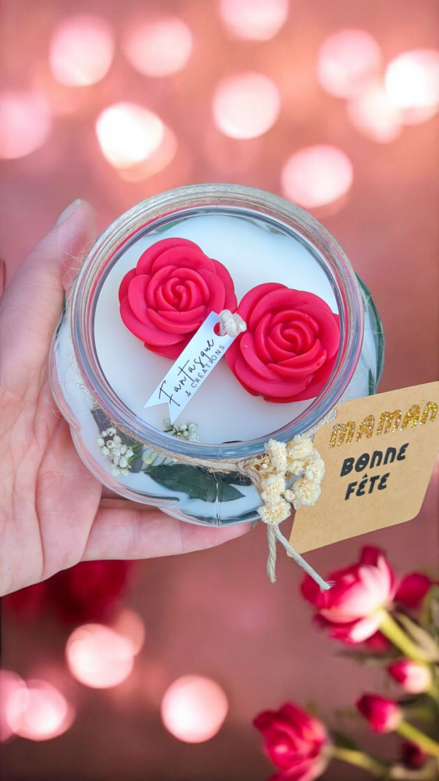 💕 Bulle de Verre - Petites Roses