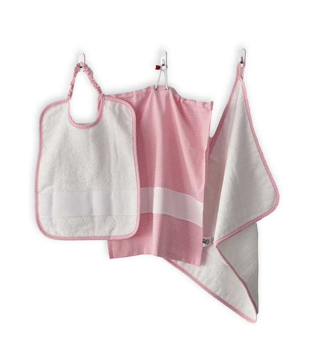 SET 01 con nome ricamato