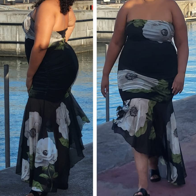 Robe « Perla Noire » (2XL/3XL)