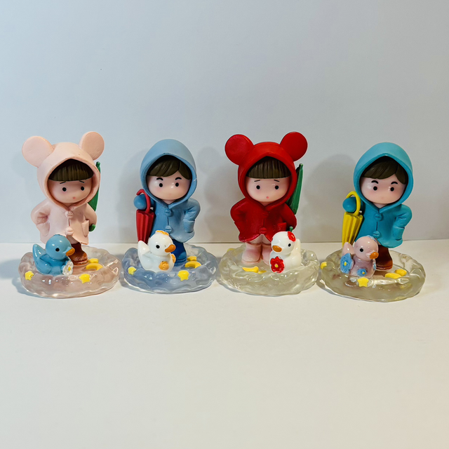 Anime Puddle Boy &amp; Duck! Ornament 4 designs