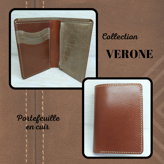 VERONE portefeuille - Marron