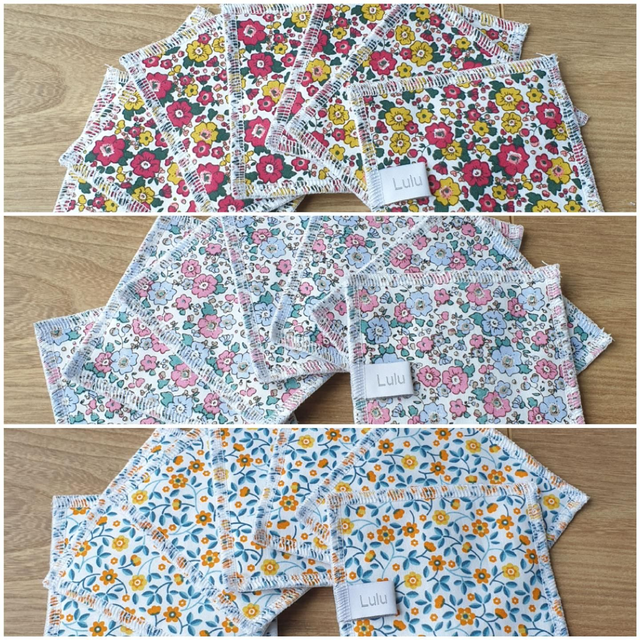 Lot de 7 cotons démaquillants 