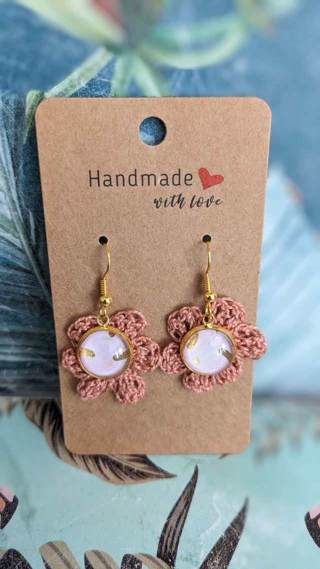 Boucles d&#039;oreilles crochet acier