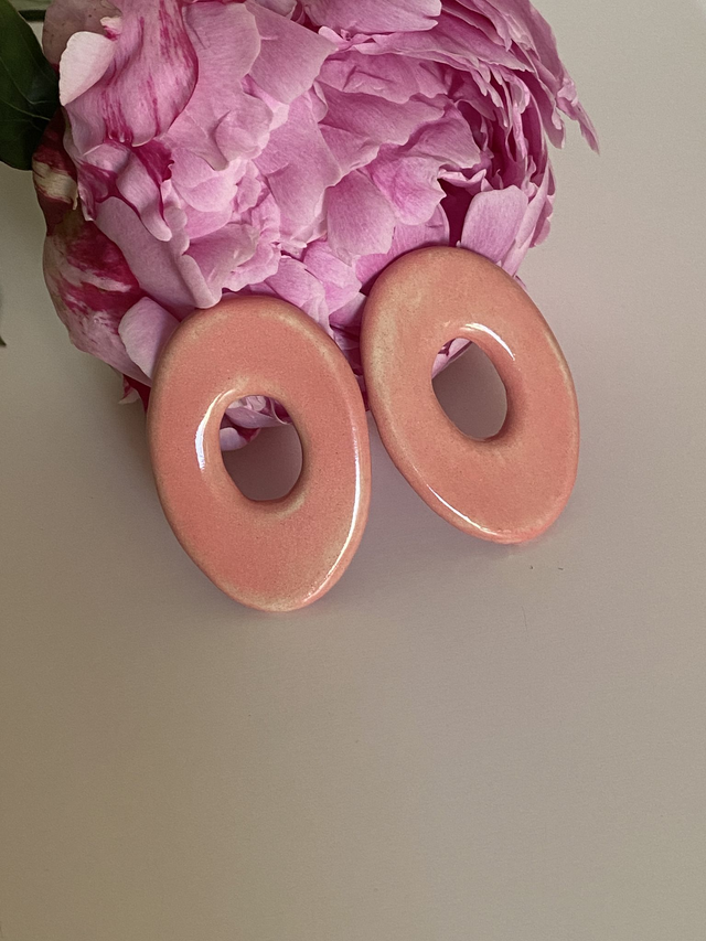 Boucles d&#039;oreilles Hestia coloris rose