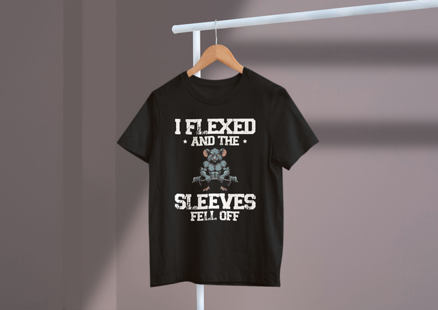 I Flexed And The Sleeves Fell Off Fitness Humor Strength. Ich beugte mich und die Ärmel fielen ab. Fitness-Humor-Stärke