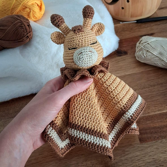 Doudou Girafe Céréale