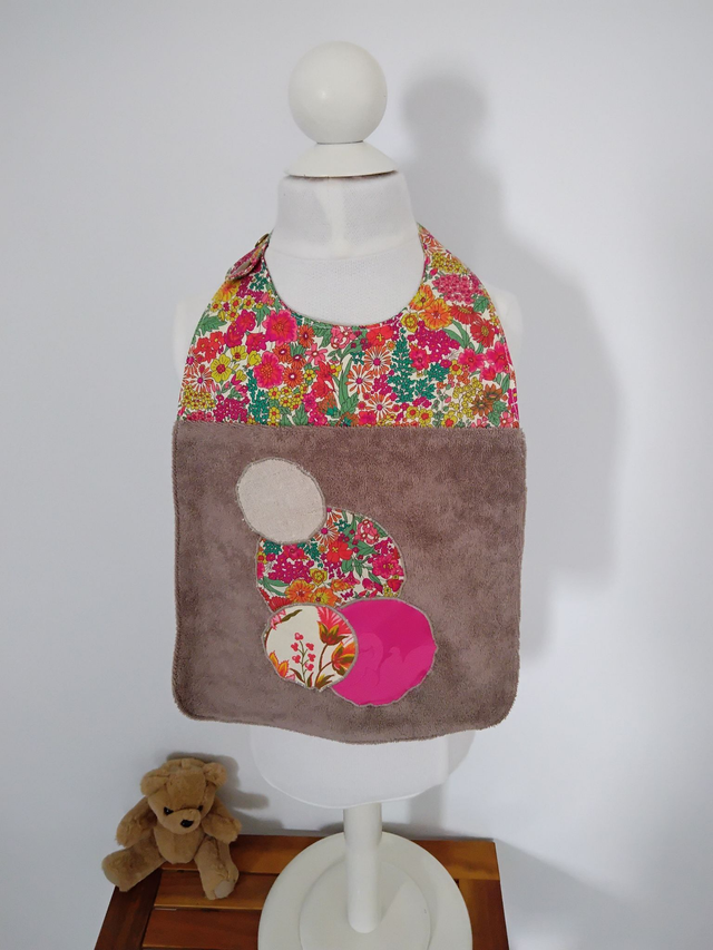 Bavoir Liberty Fleuri