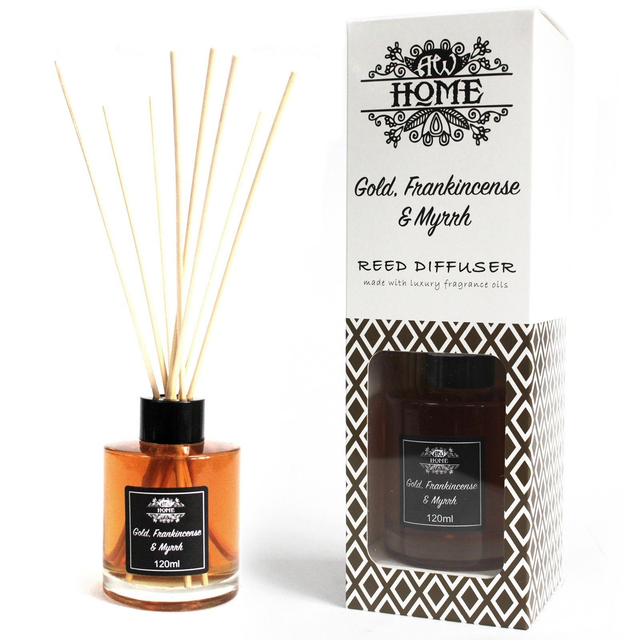 Diffuseur à Rotin - Or, encens & myrrhe