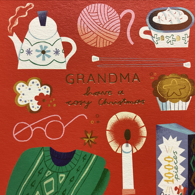 Christmas Grandparents Grandma OD