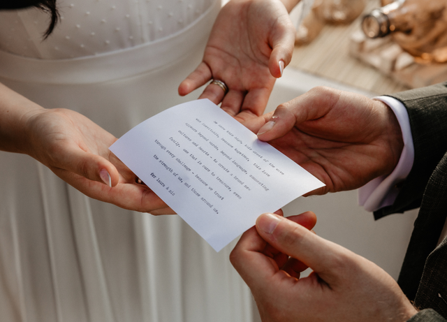 Custom Wedding Vows