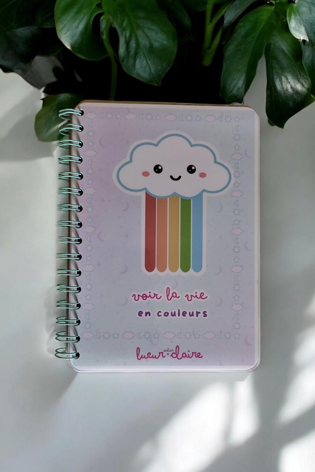 Carnet Rainbow A5 Spirale 120 pages