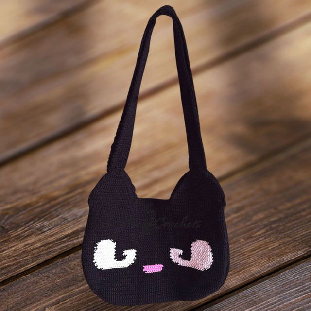 Sac tête de chat avec deux faces