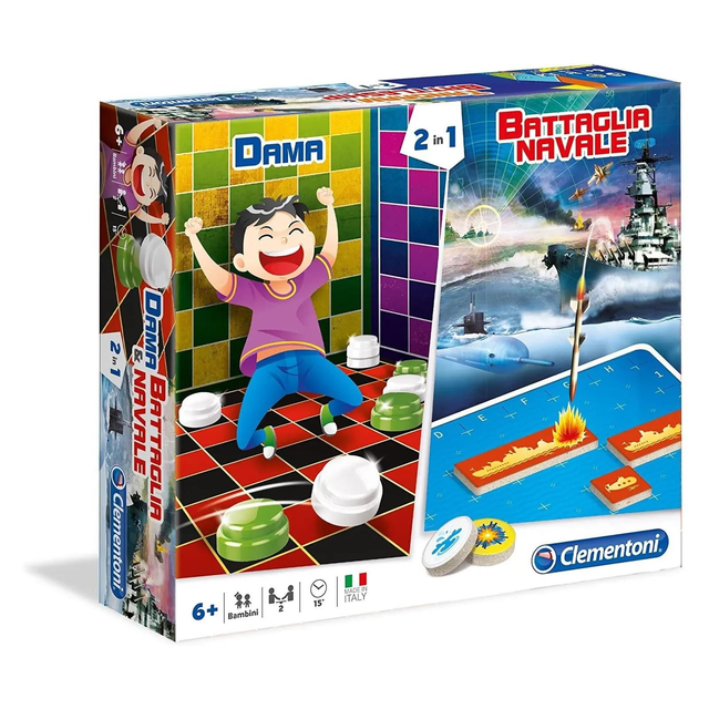 Clementoni Battaglia Navale E Dama