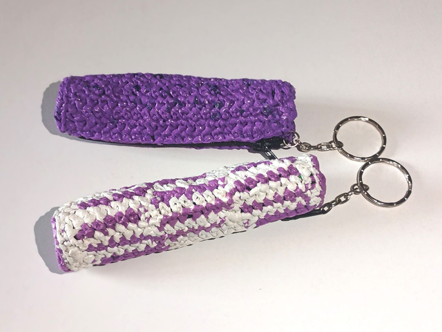 Llavero Monedero Tubo