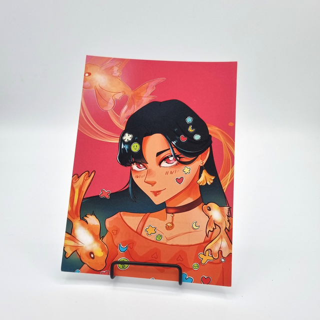 Goldfish in Pink PRINT