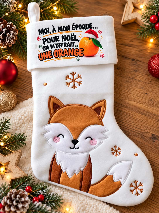 Chaussette de Noël personnalisée