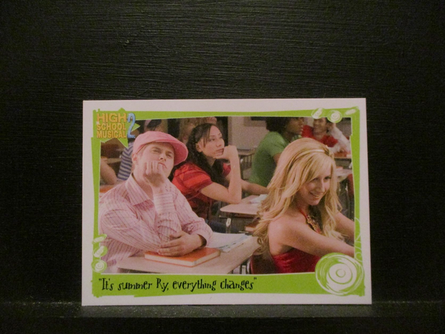 High School Musical 2 Original Trading Card #36