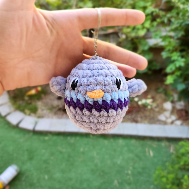 Porte clé pigeon