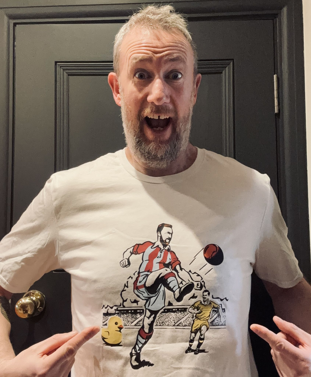 Alex Horne Charity Football Trophy T-Shirt Adult Sizes