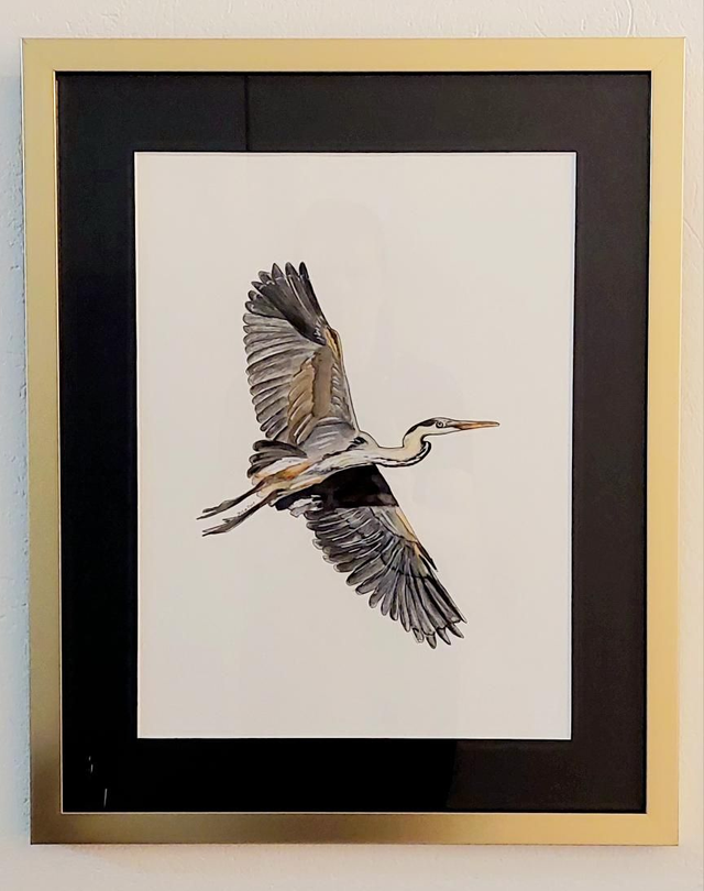 Auringonlapsi matkalla vapauteen. Akvarelli paperille. 30×40cm. 2025.