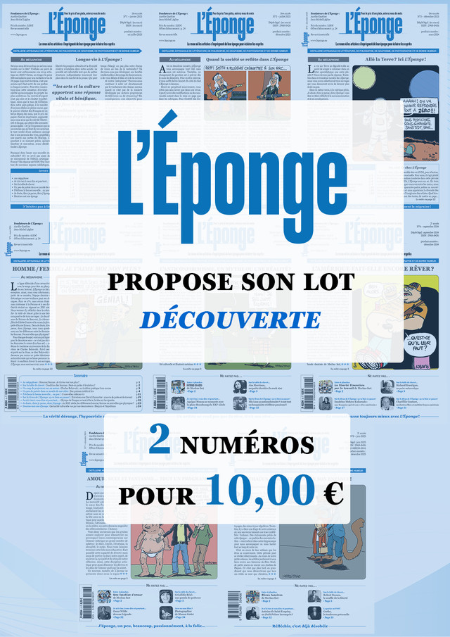 Découverte de L'Éponge à 10,00 €