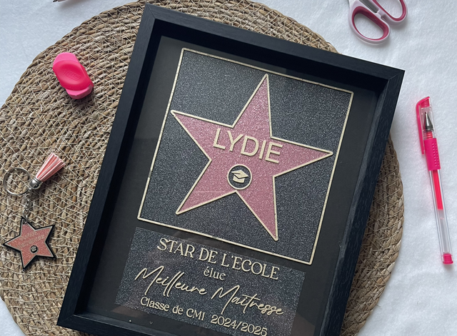 Cadre Maîtresse, Atsem, maître, nounou personnalisable 