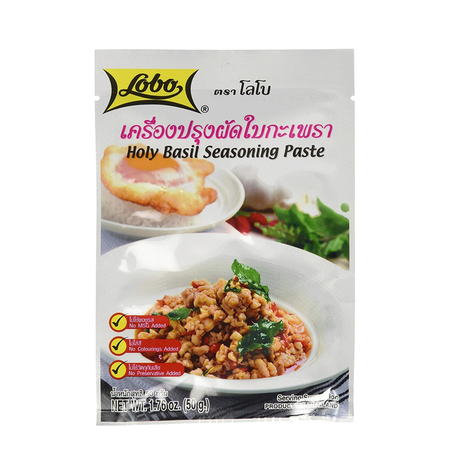 Lobo Thai Holy Basil Seasoning Paste 50g