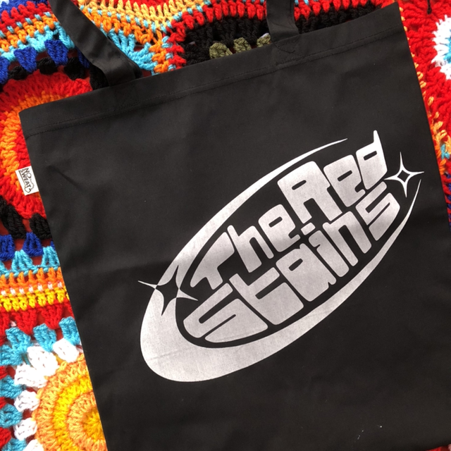 The Red Stains logo tote bag 