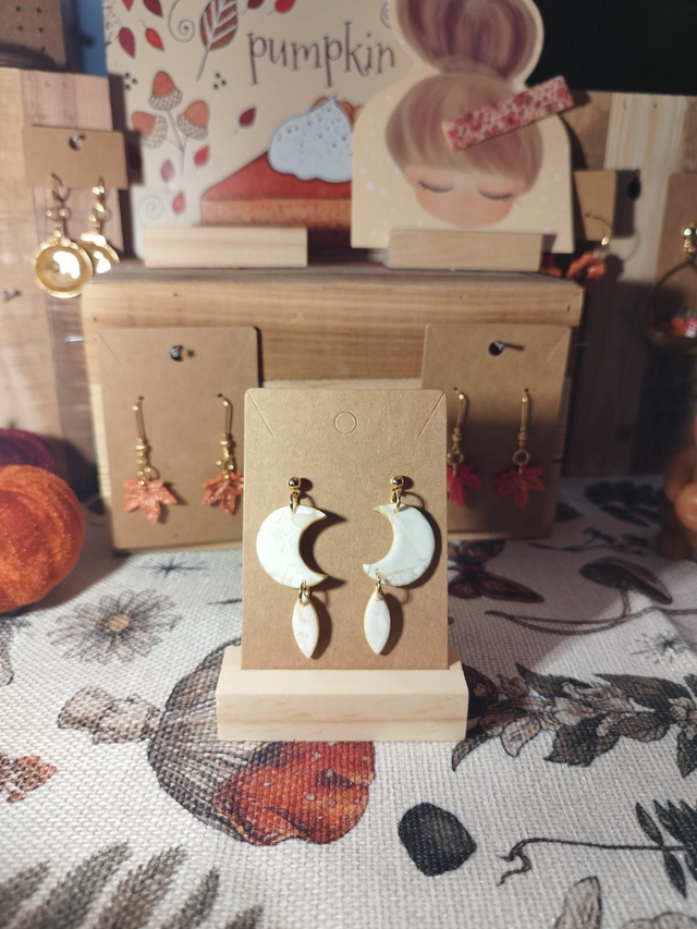 Boucles Lune blanche