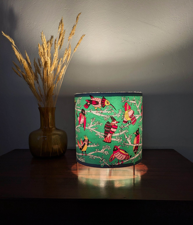 Lampe "Oiseaux" Vert