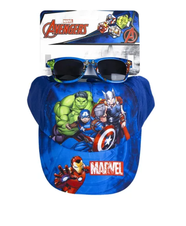 Óculos e Boné Avengers 