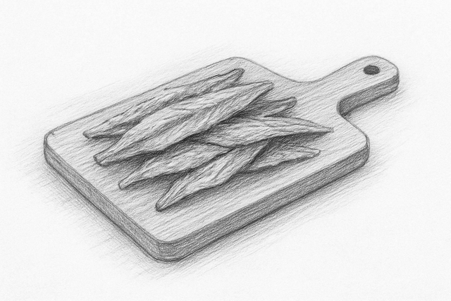 Chips de maquereau déshydratées - Friandises naturelles pour chiens &amp; chats