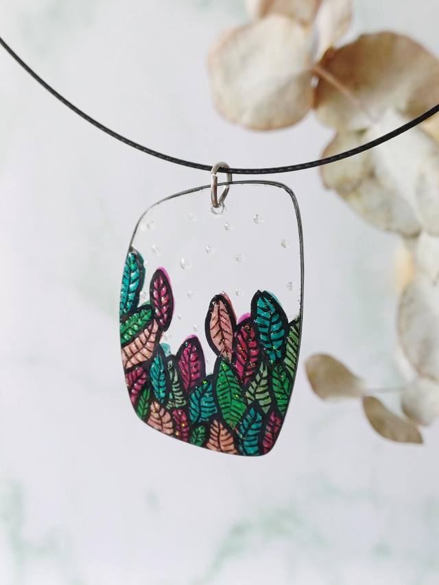 " Flori " collier verre de lunettes 