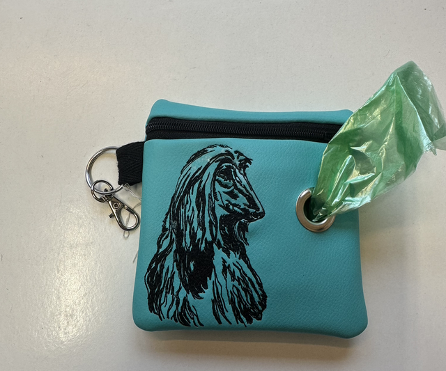 Poo Bags - with dispenser - Afghan Hound