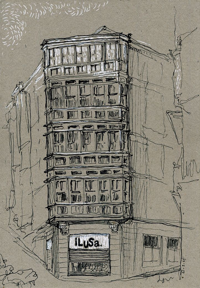 Dibujo La ilusa Bilbao