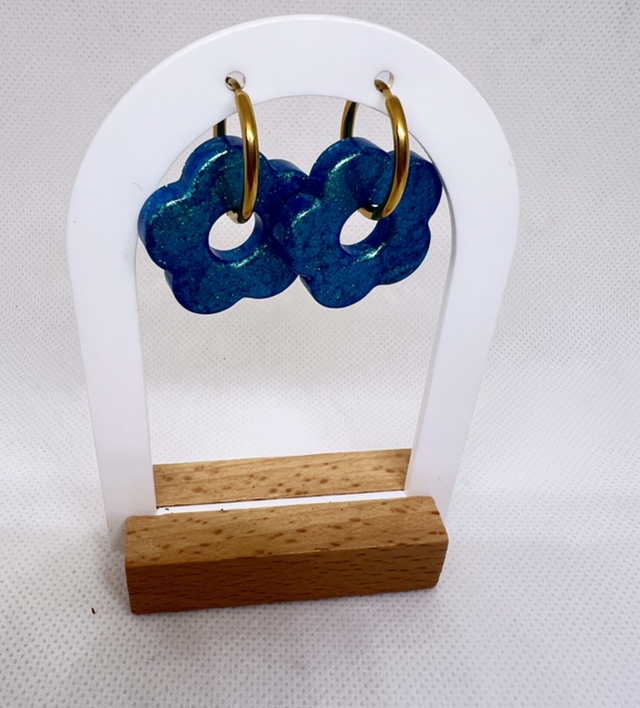 Grande fleurs bleues