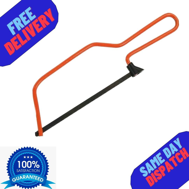 6&quot; Junior Hacksaw OR10 Blades Mini Hand Saw Inland Carbon Steel Pinned Ends safe