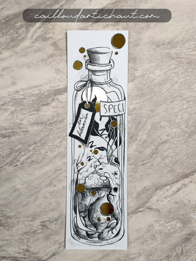 Mandragore en hibernation - MARQUE-PAGES DORÉ