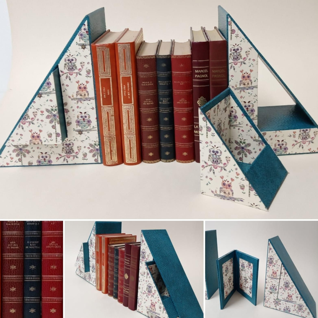 Paire de serre-livres chouette 🦉