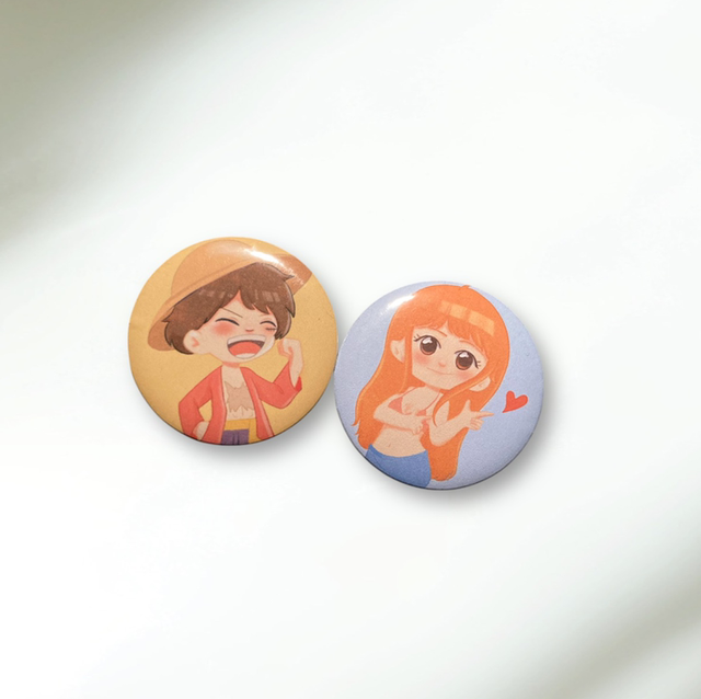 2 Badges one piece 👒